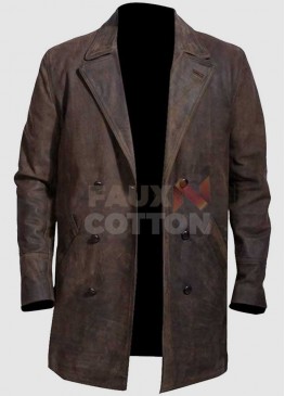 Doctor Who (War Doctor) John Hurt Brown Leather Coat